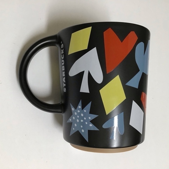 Starbucks Las Vegas Black Coffee Mug Tea Cup 12 oz Cards Blackjack Triple 7s - Picture 8 of 14